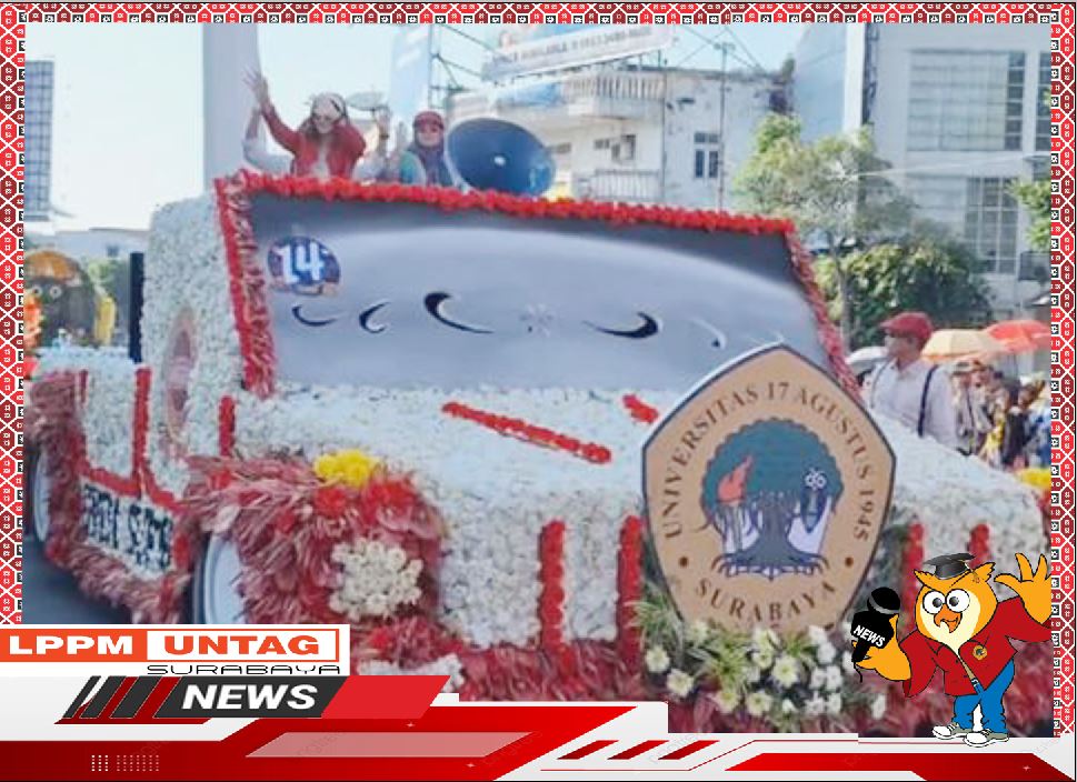 Untag Surabaya turut serta dalam Surabaya Vaganza 2024.