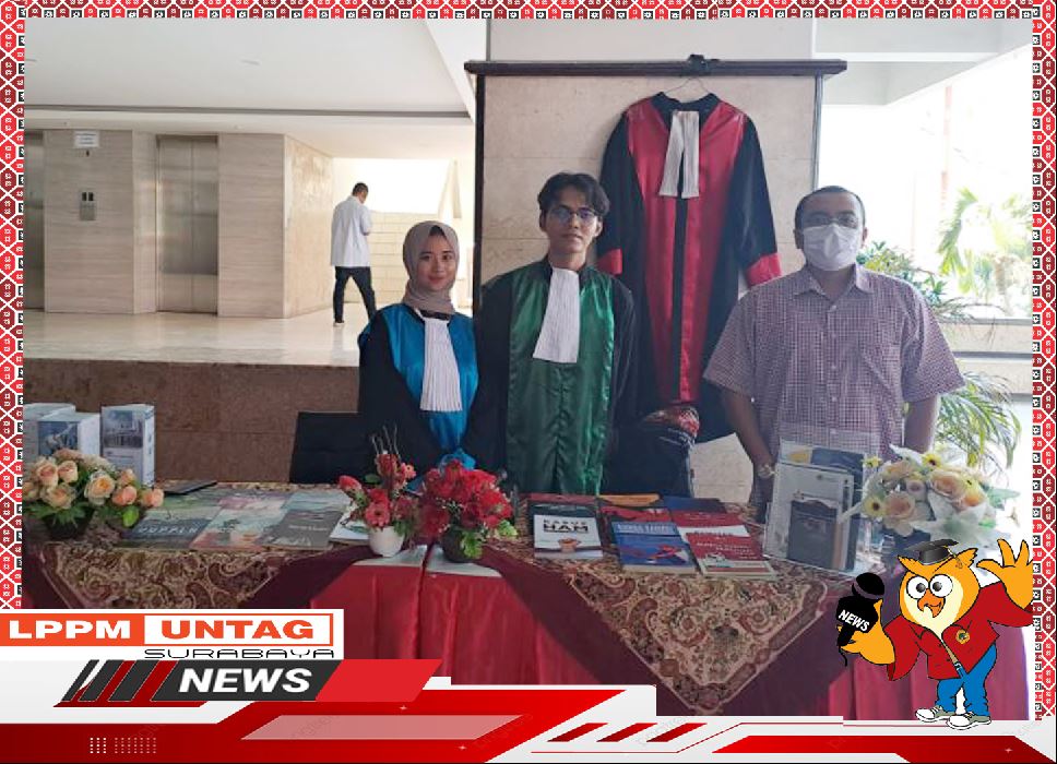 Kepala Pusat Publikasi Dan Kekayaan Intelektual LPPM Untag Surabaya turut serta dalam Pameran Inovasi 