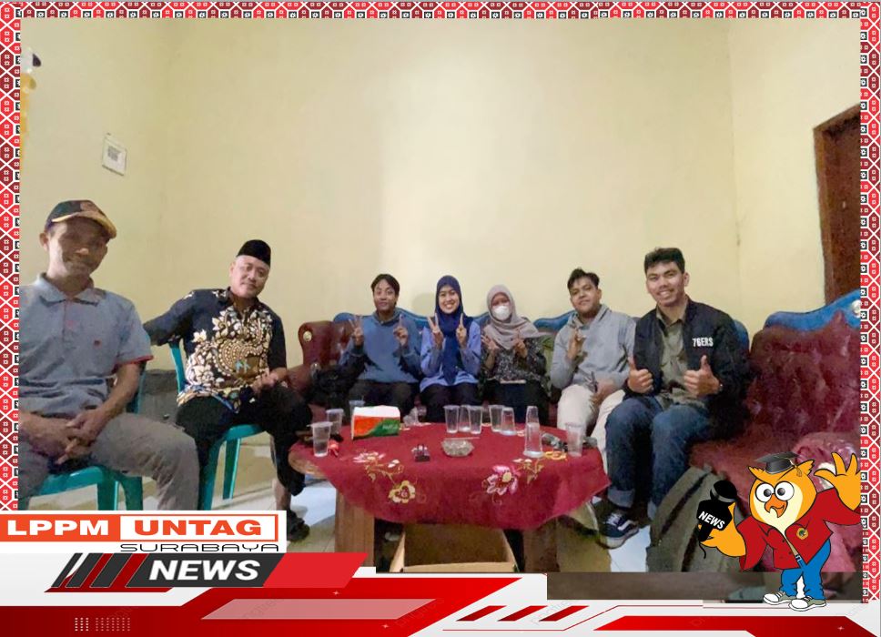 (Akademisi FH Untag Surabaya) melakukan survei KKN di Mojokerto
