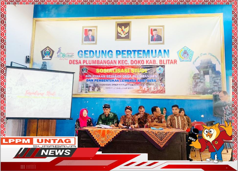 Pembukaan KKN Untag Surabaya Desa Plumbangan