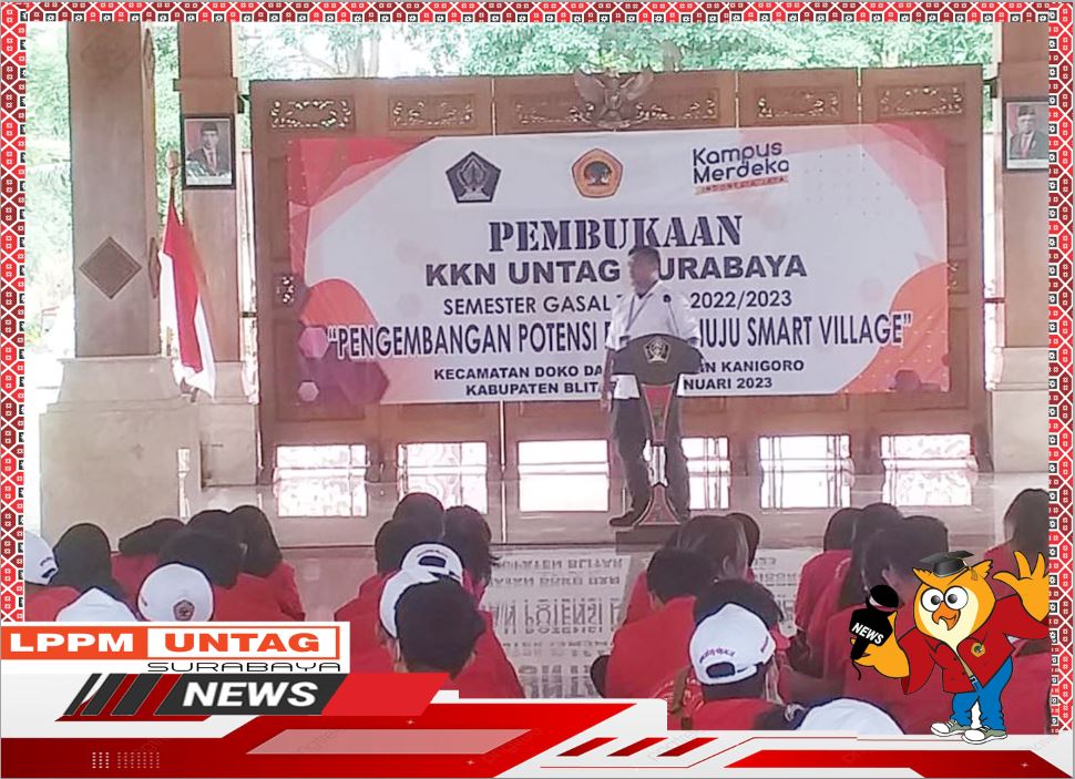 Pembukaan KKN Untag Surabaya di Doko 