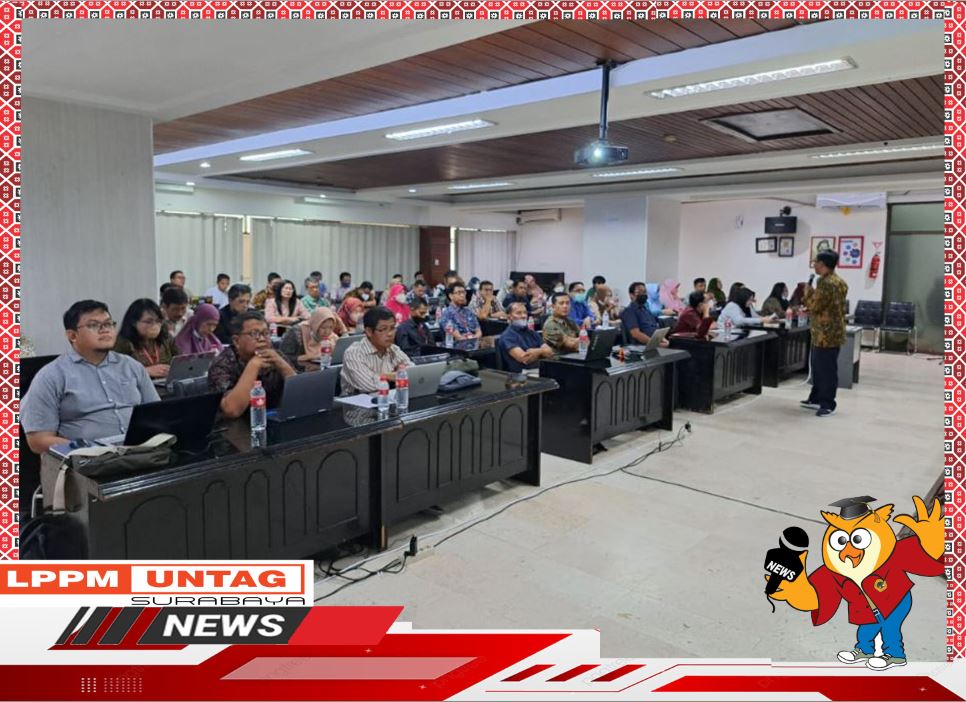Workshop Penyusunan Roadmap Program Studi Dan Kelompok Riset yang diadakan LPPM Untag Surabaya