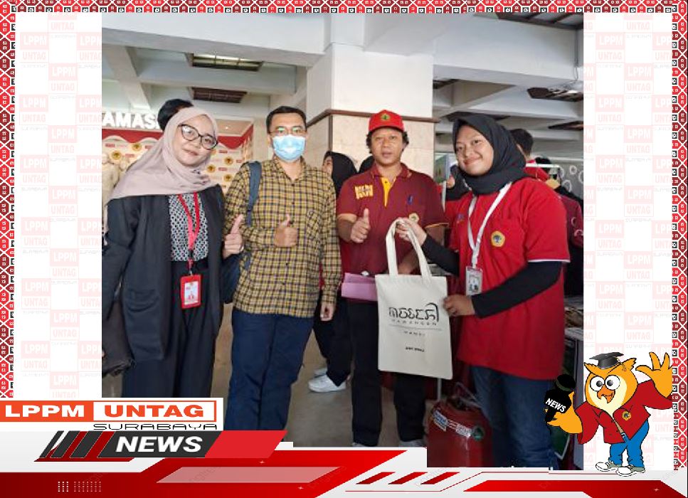 Kapus Pengabdian LPPM Untag Surabaya turut serta dalam Ekshibisi Inovasi Dan Teknologi Karya Mahasiswa KKN 