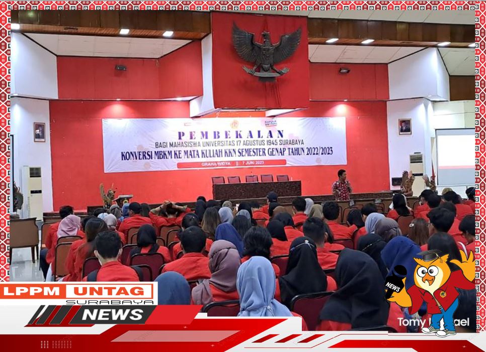 Suasana Pembekalan Konversi MBKM Ke Mata Kuliah KKN Semester Genap Tahun 2022/2023