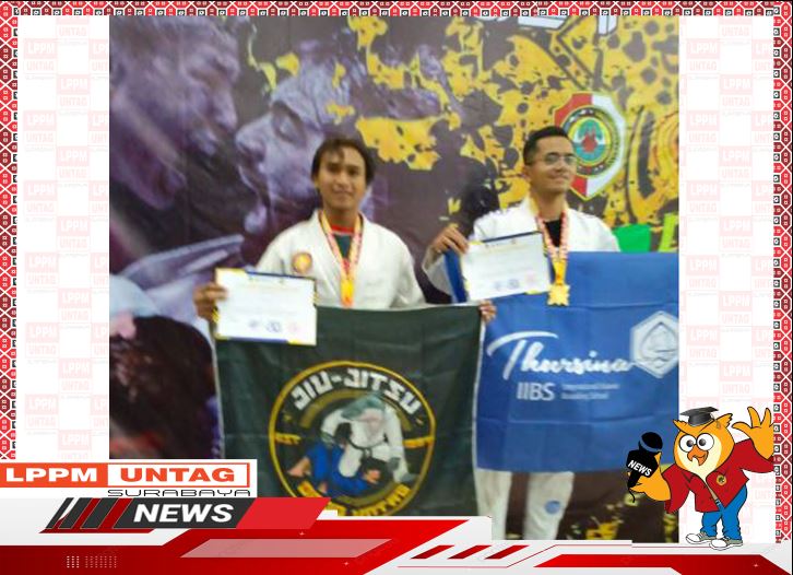 Mahasiswa Universitas 17 Agustus 1945 Surabaya kembali memperoleh prestasi hasil dari Kejuaraan Ju-Jitsu Open Turnamen 2024
