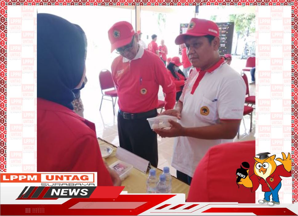 Ketua LPPM Untag Surabaya  melakukan supervisi KKN di Kecamatan Candi