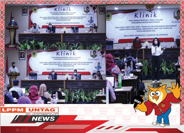 Klinik Penyusunan Proposal  Penelitian Dan Pengabdian Kepada Masyarakat Bagi Dosen Universitas 17 Agustus 1945 Surabaya