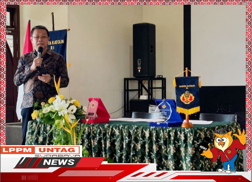 Dosen FH Untag Surabaya memberikan Pengantar Pelatihan Bantuan Hukum di Gereja Katolik Gembala