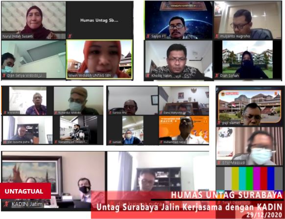 UNTAG SURABAYA JALIN KERJASAMA DENGAN KADIN