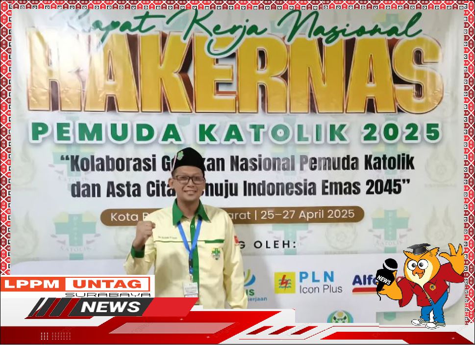 Kabiro Untag Surabaya Abraham Ferry Rosando, S.H., M.H., turut serta dalam Rakernas Pemuda Katolik