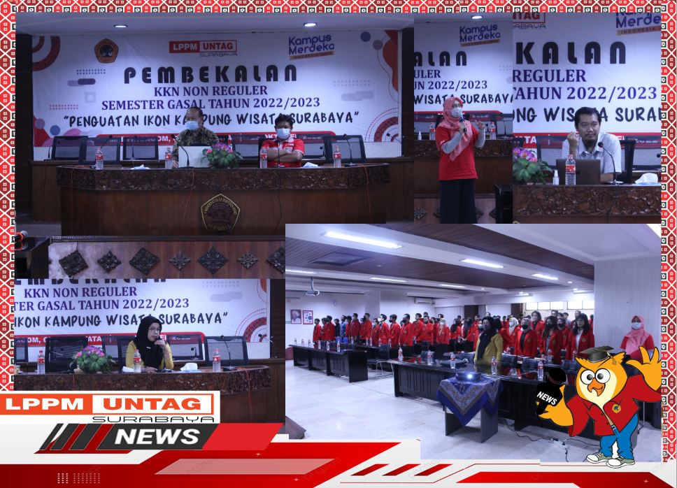 Penguatan Ikon Kampung Wisata Surabaya adalah tema futuristik yang diambil LPPM Untag Surabaya dibuka oleh Kepala Pusat Pengabdian LPPM Untag Surabaya