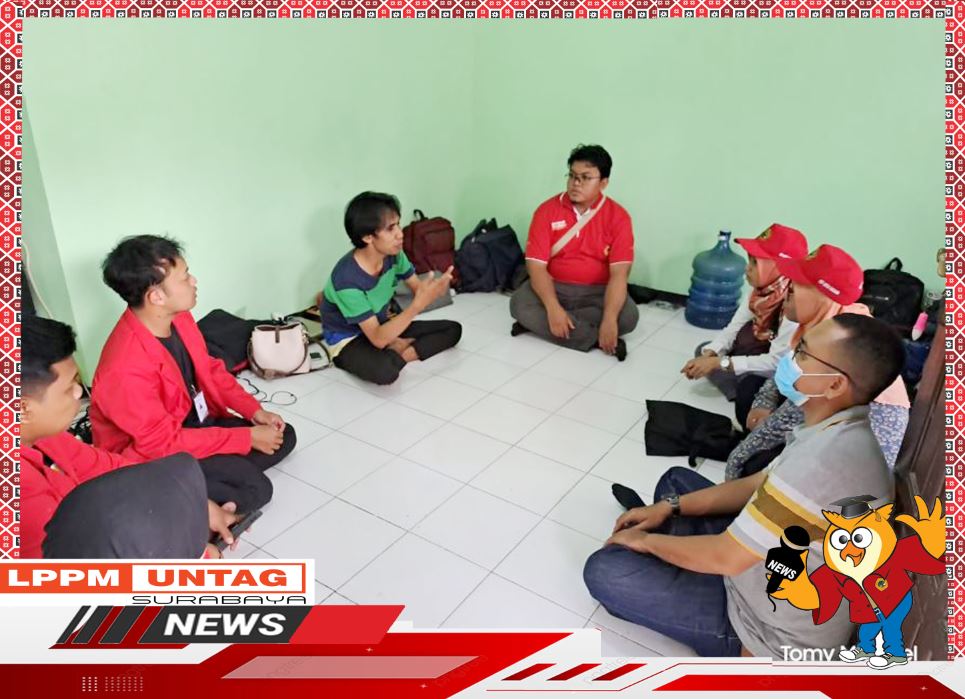 Kunjungan LPPM Untag Surabaya dan Panitia KKN 2022/2023 di Desa Wonoploso