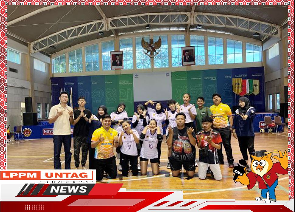 Mahasiswa UNTAG Surabaya kembali memperoleh prestasi hasil dari KEJUARAAN machung league Dengan memperoleh JUARA 3 