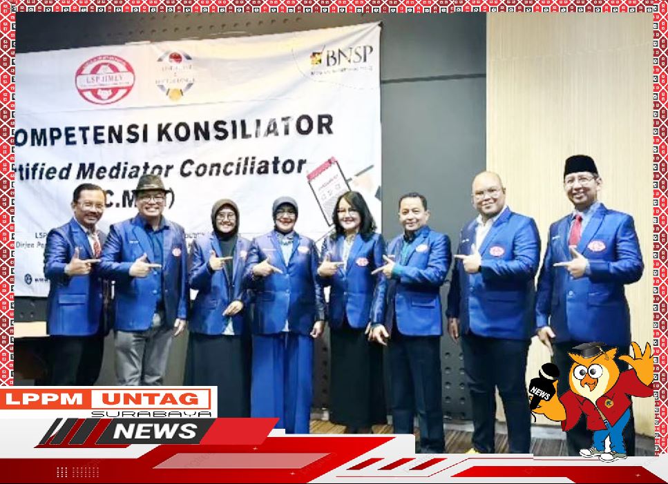 Kaprodi S3 FH Untag Surabaya melakukan Rekognisi dengan menguji asesi dalam sertifikasi konsiliator