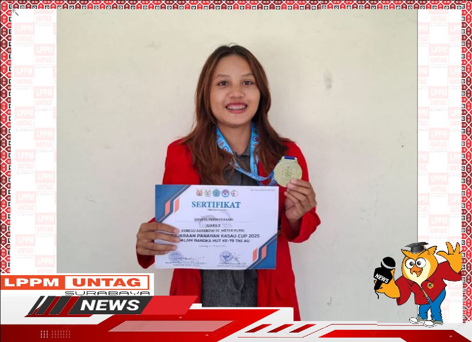 prestasi mahasiswa UNTAG Surabaya a.n.  DEVITA PERMATASARI