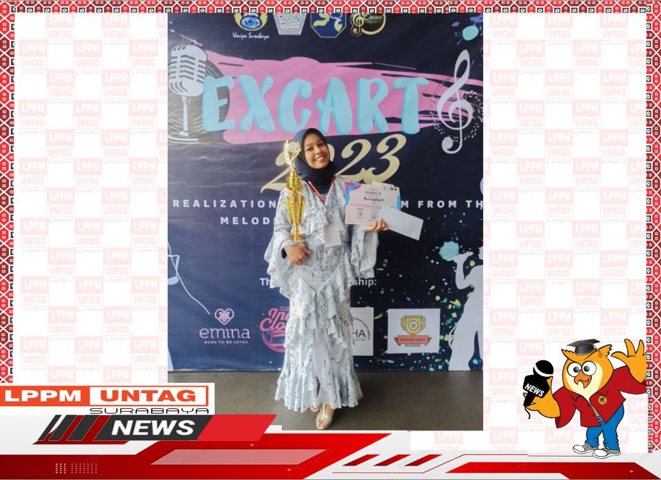 Proficiat Juara 3 UKM Musik Untag Surabaya Lomba Solo Vocal 