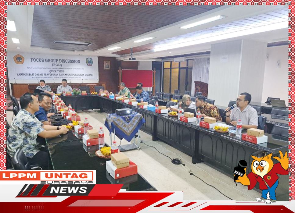 Dosen FH Untag Surabaya menjadi Moderator dalam FGD Quick Think