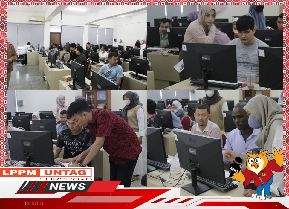 Kerjasama dilakukan bersama IOM salah satunya dalam wujud pelatihan bertempat di Laboratorium Teknik Industri Untag