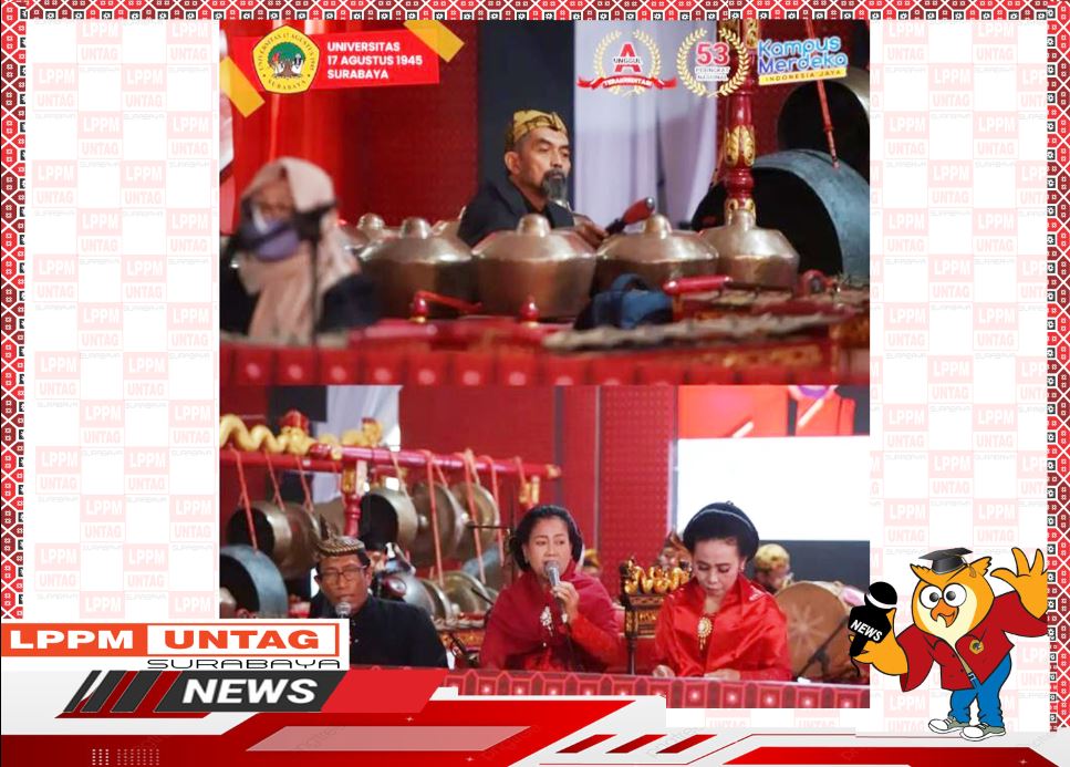 Karawitan selalu menjadi pertunjukan yang diabadikan di Untag Surabaya