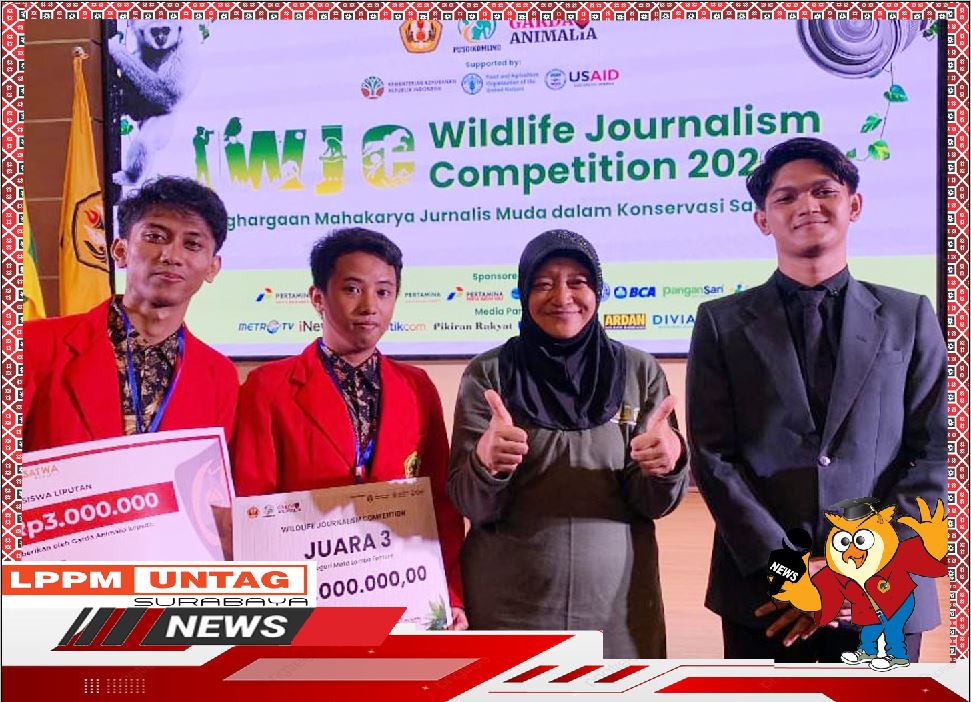 Selamat kepada mahasiswa Ilkom Fisip juara 3 dalam acara kejuaraan Nasional Penulisan Feature dalam Wildlife Journalism Competition 2024