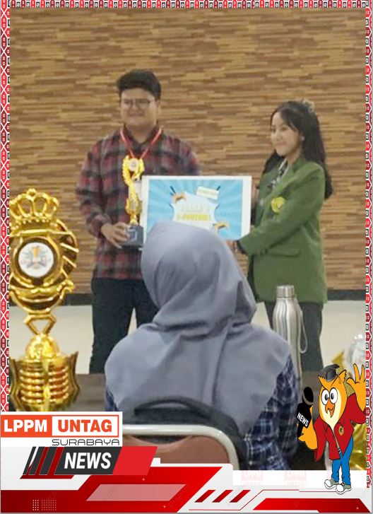 Mahasiswa Universitas 17 Agustus 1945 Surabaya kembali memperoleh prestasi NON-AKADEMIK memperoleh juara 3 pada ajang lomba E-Footbal