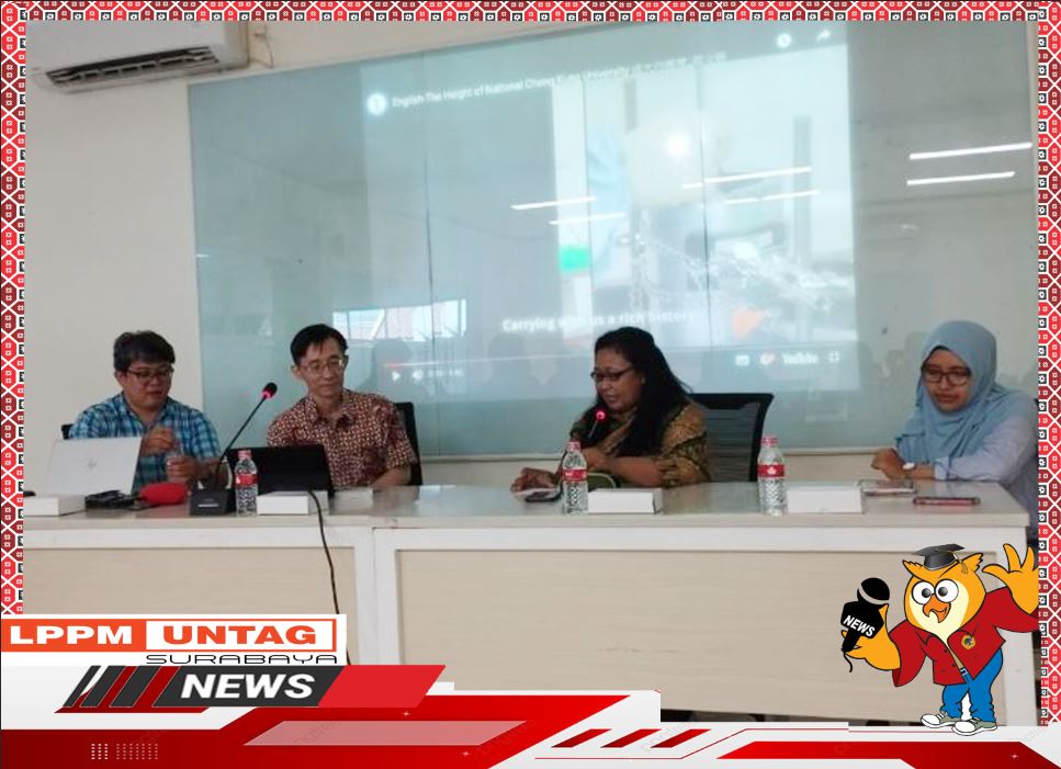 Kepala Pusat Penelitian menjadi Moderator Kunjungan 4 Professor dari National Cheng Kung University (NCKU) Taiwan