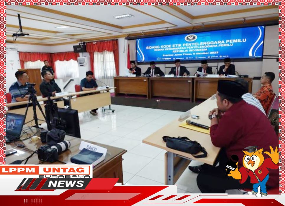 Pakar Pemilu dari Untag Surabaya turut serta dalam Sidang Kode Etik Penyelenggara Pemilu