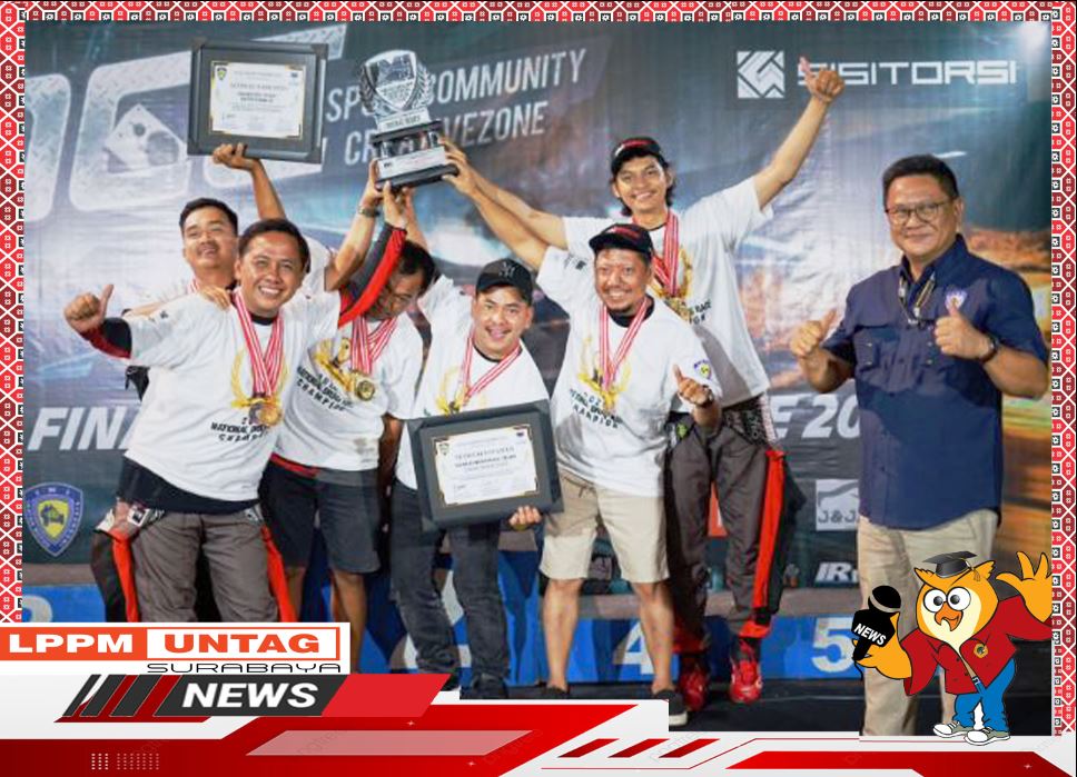 Mahasiswa Universitas 17 Agustus 1945 Surabaya kembali memperoleh prestasi OLAHRAGA RACING  Kejuaraan Nasional Drag Race Team