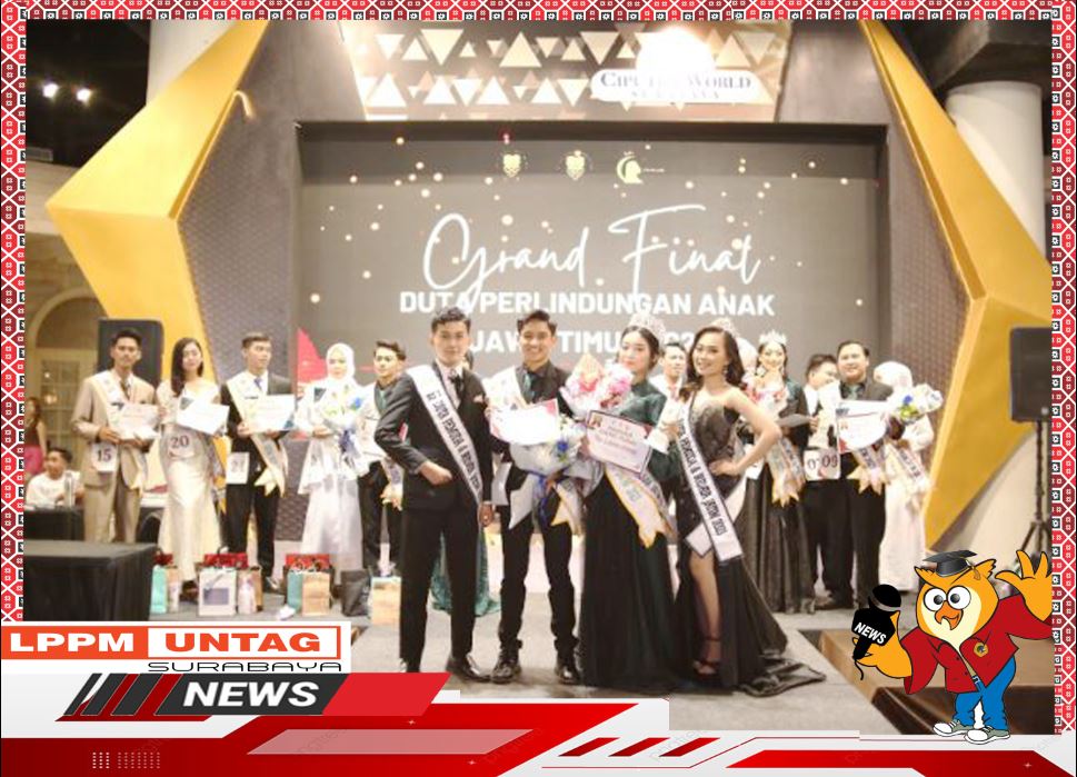 Mahasiswa Universitas 17 Agustus 1945 Surabaya kembali memperoleh prestasi Winner Duta Perlindungan Anak Jawa Timur 2023
