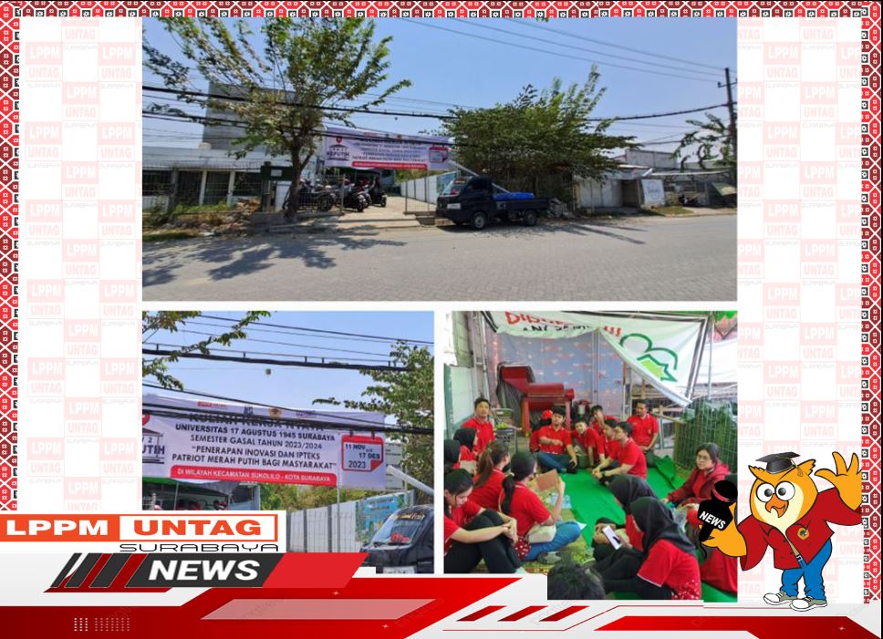 Kegiatan KKN Untag Surabaya Semester Gasal 2023/2024
