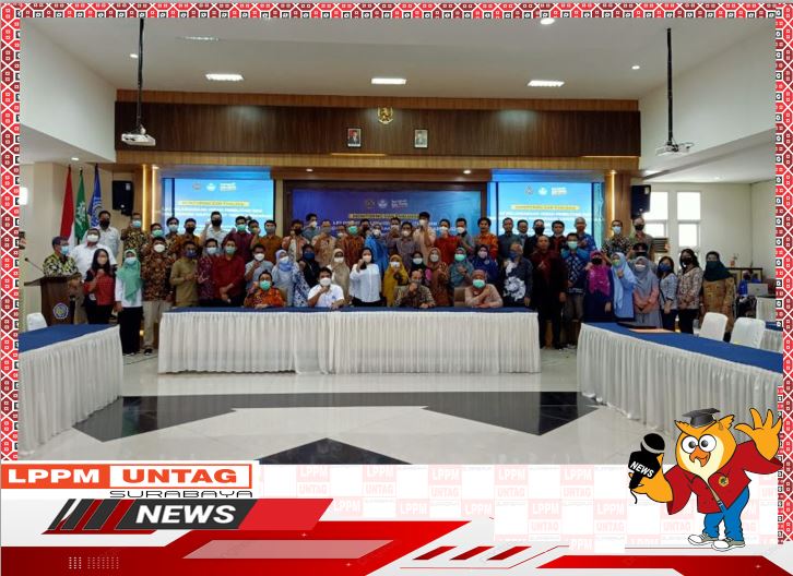 Tim LPPM UNTAG Surabaya hadir dalam Monev LPJ Penelitian Dan Pengabdian 2022