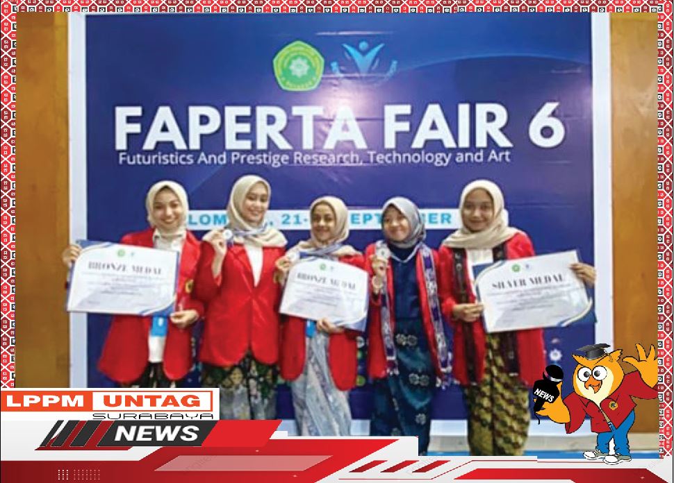 Mahasiswa Phsycologi telah memperoleh mendali dalam Lomba Essay Nasional FAPERTA FAIR LOMBOK