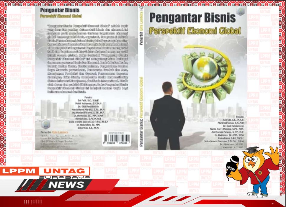 Karya Dosen FEB Untag Surabaya berjudul Pengantar Bisnis Perspektif Ekonomi Global