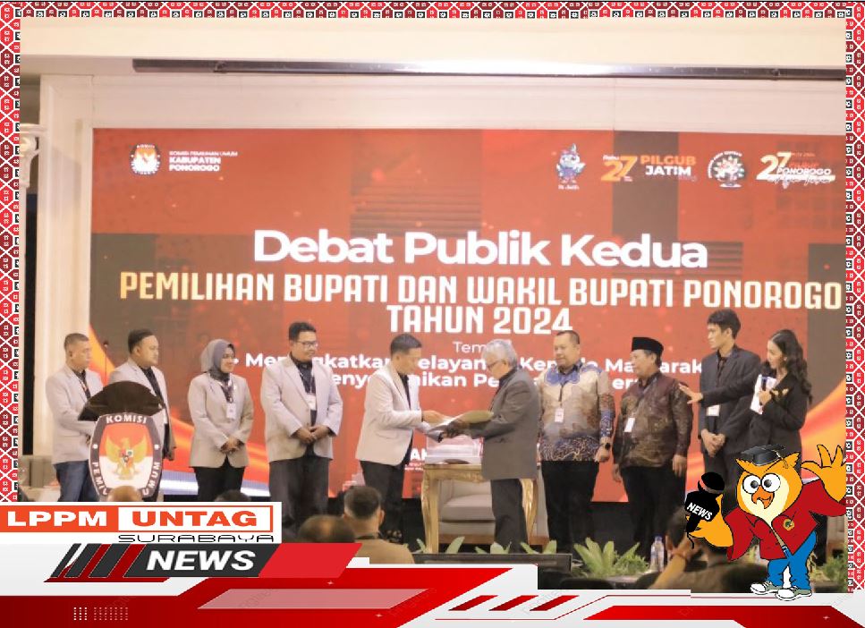 Dosen FH Untag Surabaya sebagai Panelis dalam Debat Publik Kedua Pemilihan Bupati Dan Wakil Bupati Ponorogo