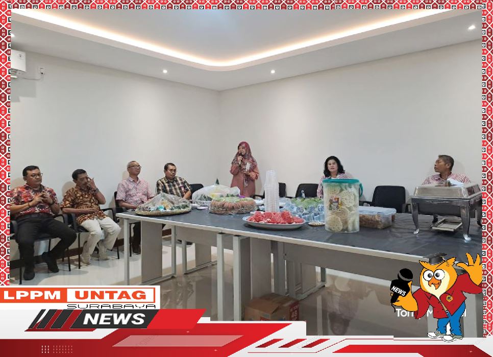 Ucapan syukur atas penempatan Ruang LPPM Untag Baru