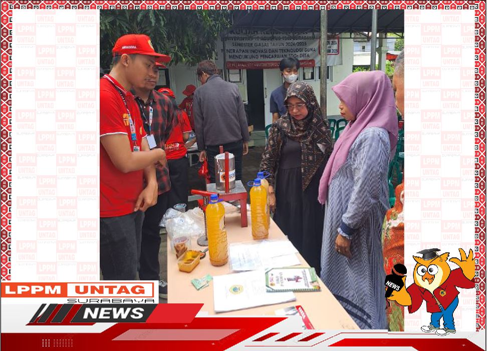 Supervisi KKN NR Untag Surabaya di Medokan Semampir