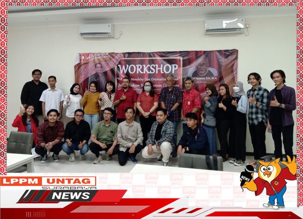 Workshop Pelatihan Mendeley Dan Orisinalitas Naskah yang dilaksanakan Jurnal Hukum Bisnis Bonum Commune 