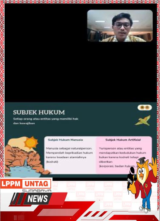Pelaksanaan Webinar Subjek Hukum Internasional
