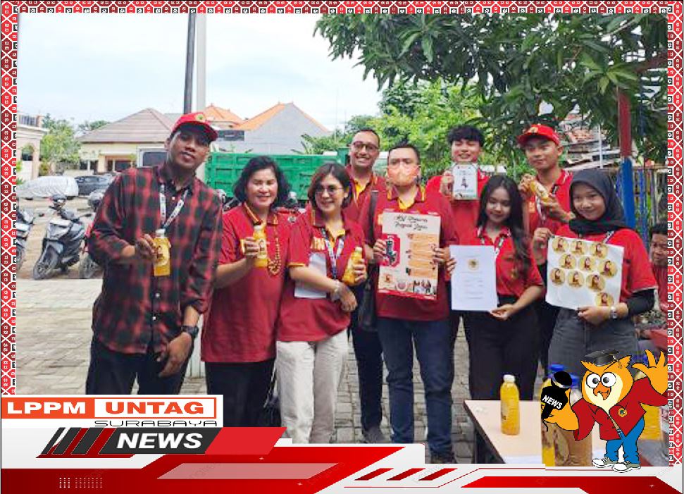Kepala Pusat Publikasi Dan Kekayaan Intelektual LPPM Untag Surabaya memberikan pemahaman akan hak cipta pada KKN NR