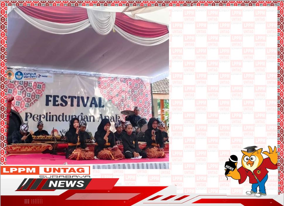 Festival Perlindungan Anak di Desa Bedahlawak Jombang dalam acara penutup Kegiatan Matching Fund 2022
