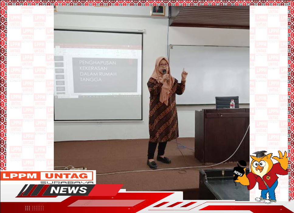 Ketua UKBH Untag Surabaya menjadi Narasumber dalam Penghapusan Kekerasan Dalam Rumah Tangga