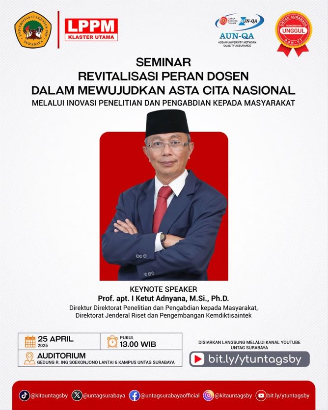SEMINAR REVITALISASI PERAN DOSEN DALAM MEWUJUDKAN ASTA CITA NASIONAL