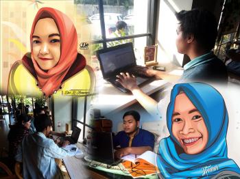 Mahasiswa Untag Surabaya Terima Dana Hibah Ristekdikti Melalui Seni Digital