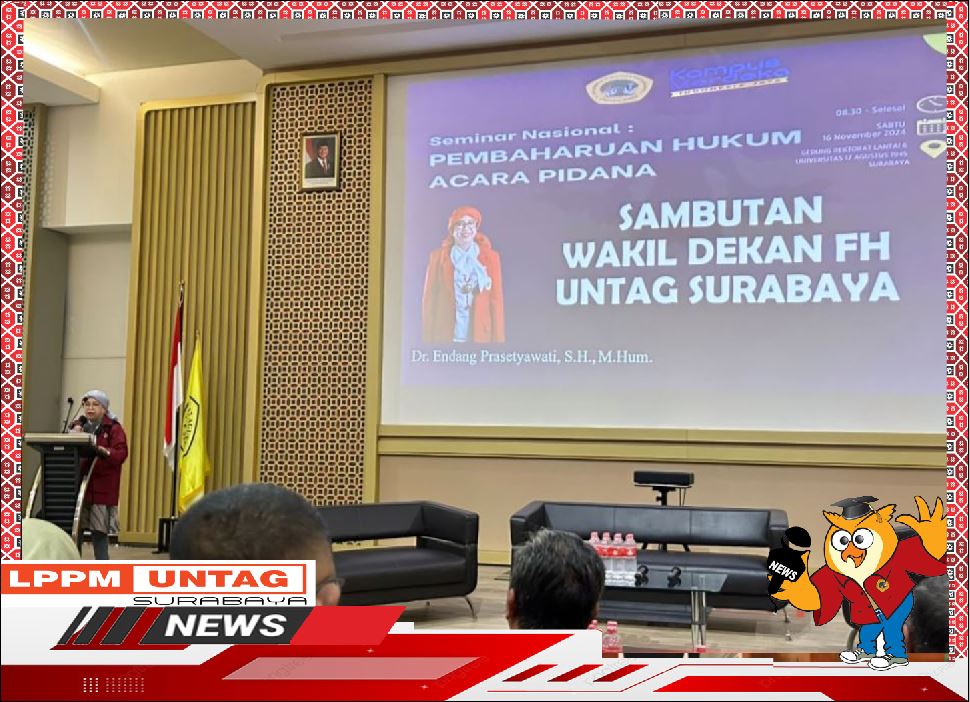 Sambutan Dekan FH Untag Surabaya