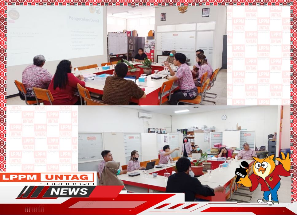 Persiapan pembaruan OJS Untag Surabaya bersama DSI di Ruang Rapat LPPM