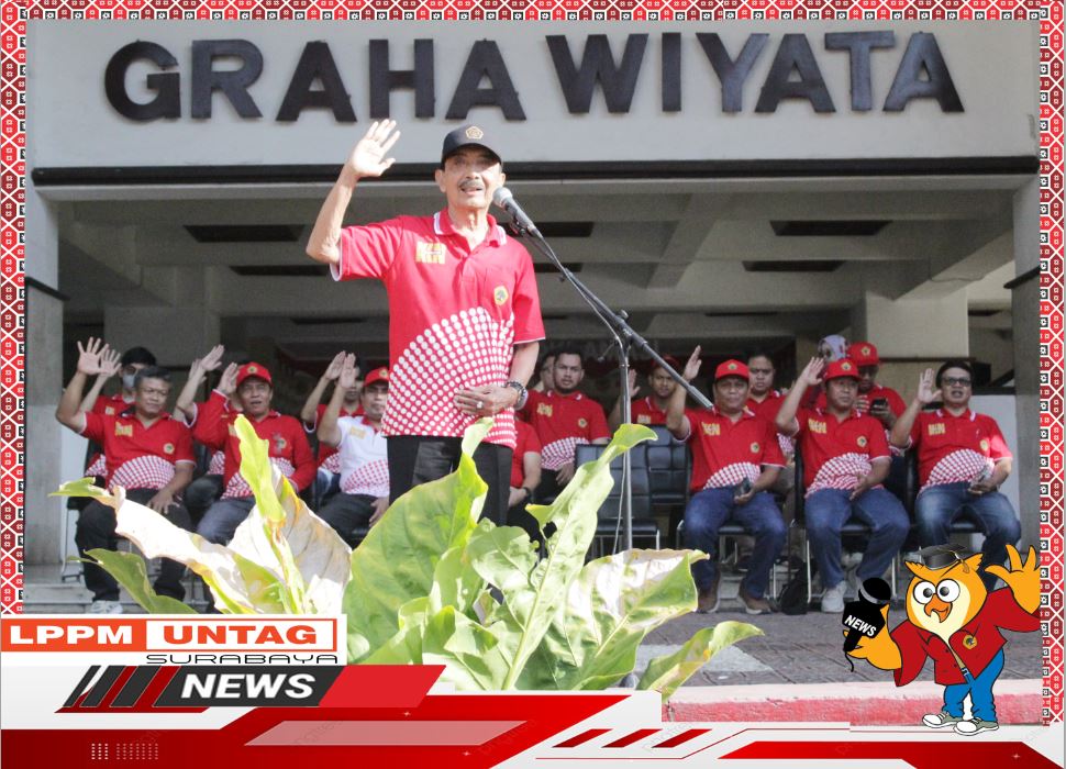 Ketua YPTA memberikan Sambutan dalam Pemberangkatan KKN Reguler