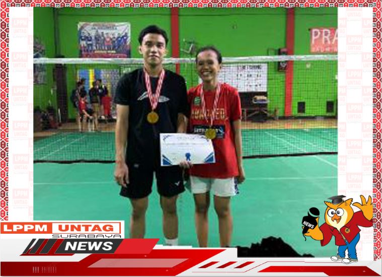 Mahasiswa Universitas 17 Agustus 1945 Surabaya dalam UKM Bulu Tangkis kembali memperoleh prestasi hasil dari Kejuaraan RAKA CUP*