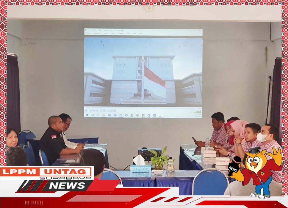 Kepala Pusat Publikasi Dan Kekayaan Intelektual LPPM Untag Surabaya  menjadi Pendamping KKN Internasional Between Untag