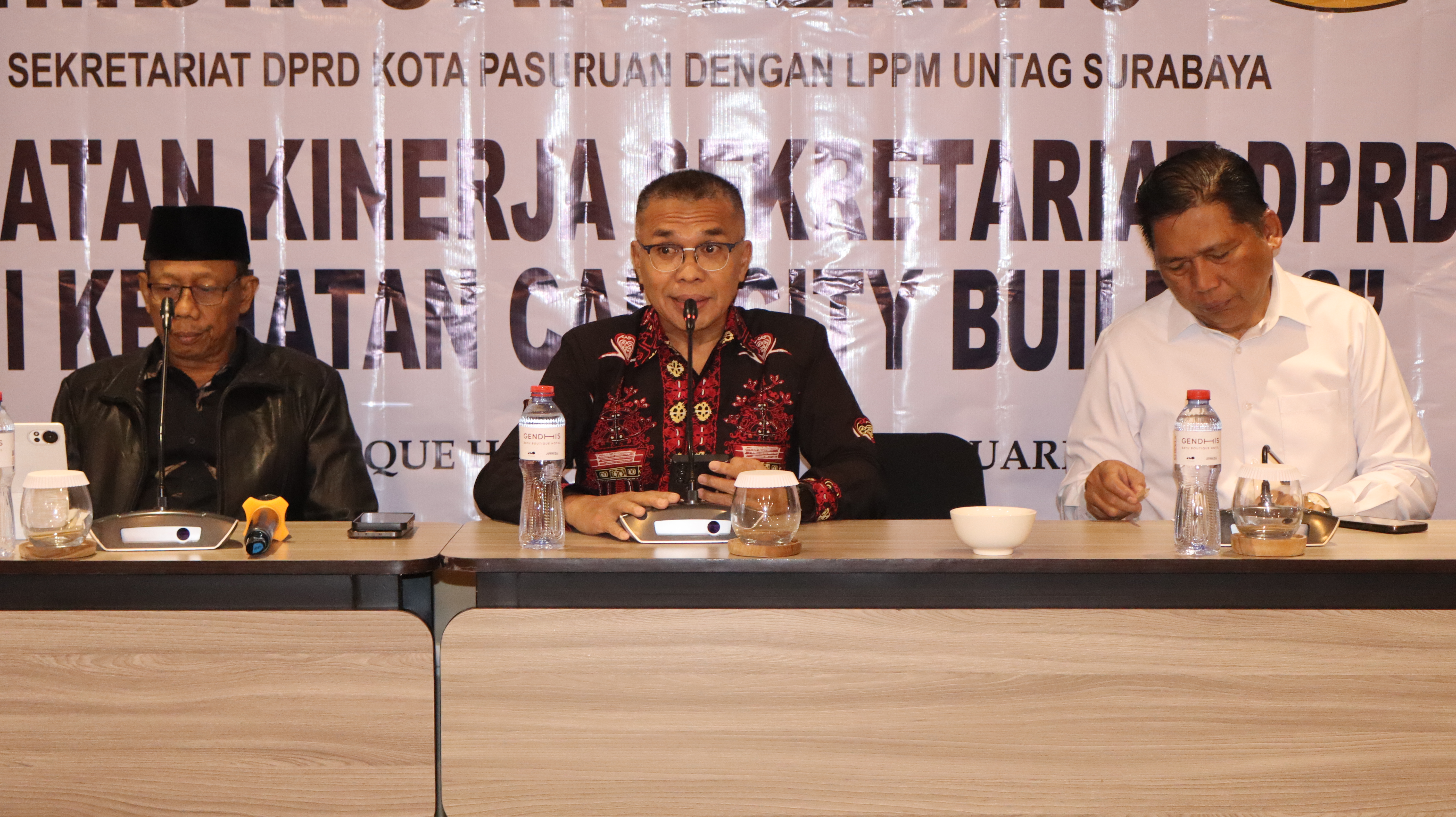Sambutan Ketua LPPM Untag Surabaya Buka Bimtek ASN Sekretariat DPRD Kota Pasuruan