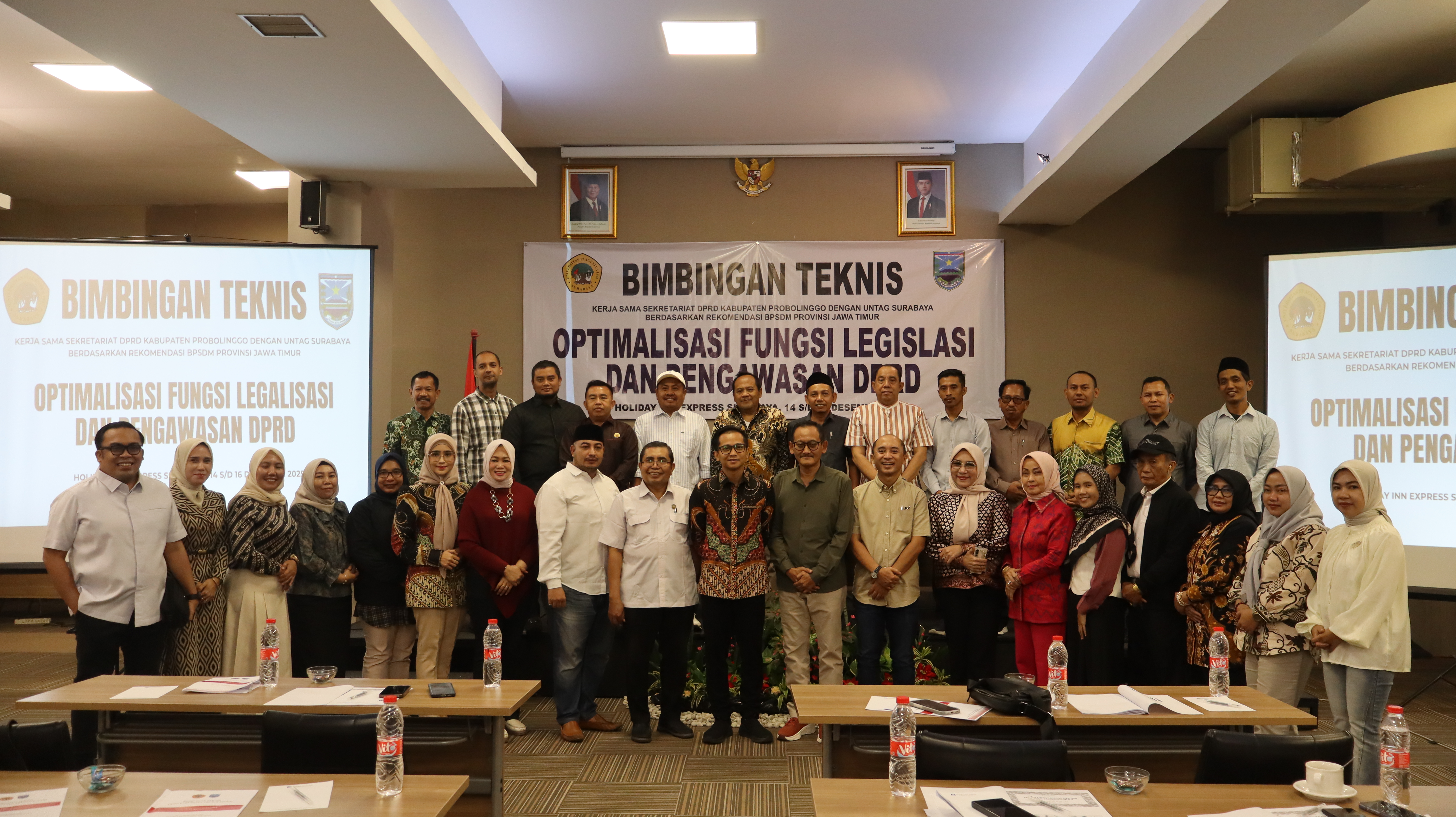 Ketua LPPM dan Ketua DPRD Resmi Buka Bimtek DPRD Kabupaten Probolinggo